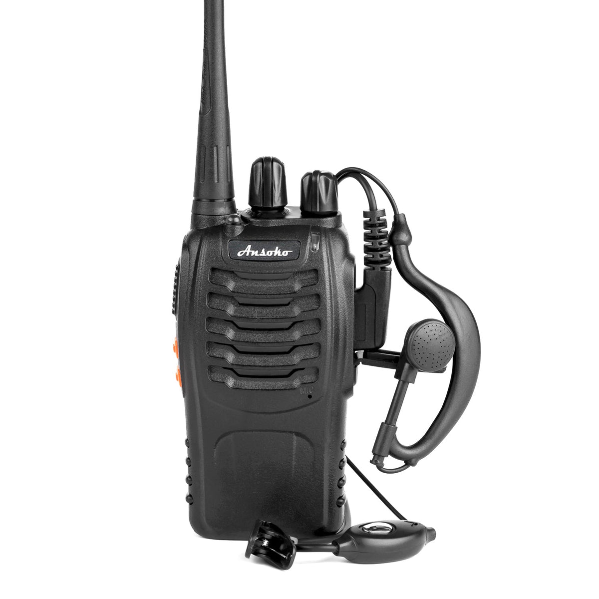 Arcshell Rechargeable Long Range Two-Way Radios with Earpiece Pack Walkie Talkies Li-ion Battery and Charger Included - 4