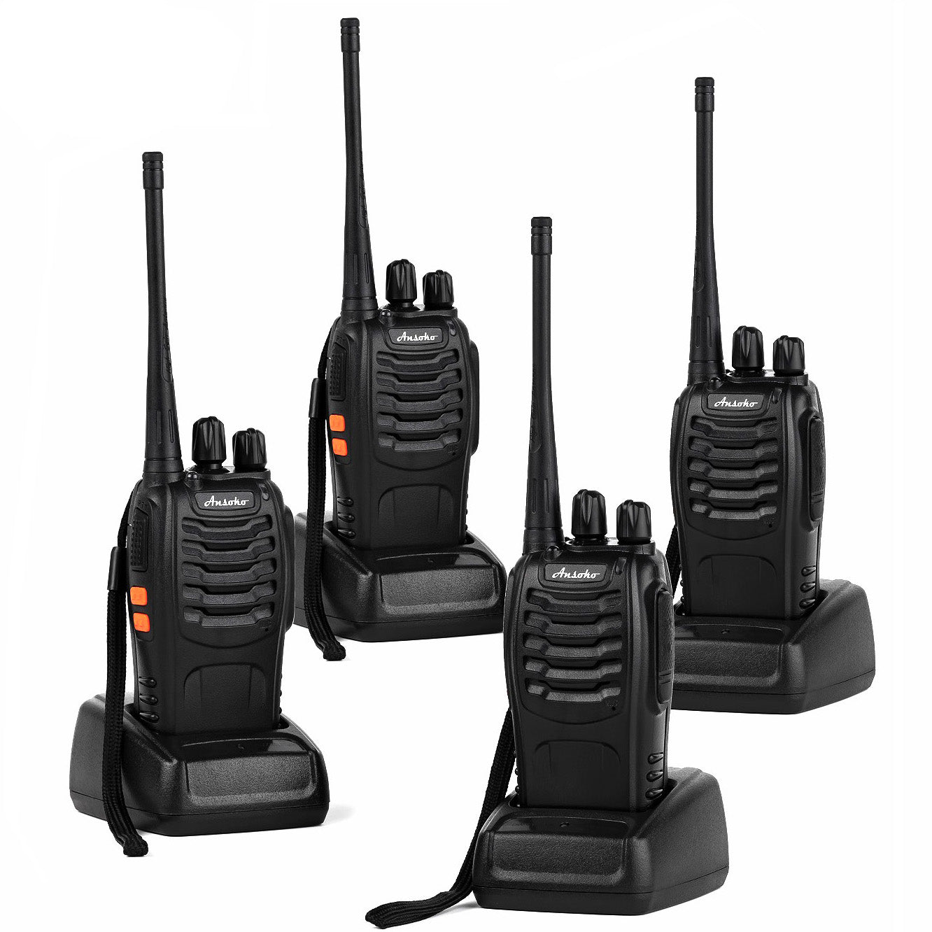 Arcshell Rechargeable Long Range Two-Way Radios with Earpiece Pack Arcshell AR-6 Walkie Talkies Li-ion Battery and Charger Included - 5