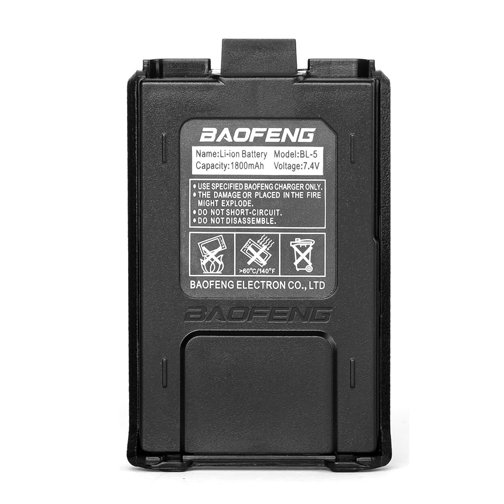 Rechargeable Battery Pack for Baofeng UV-5R Series Walkie Talkies - Radiokie.com