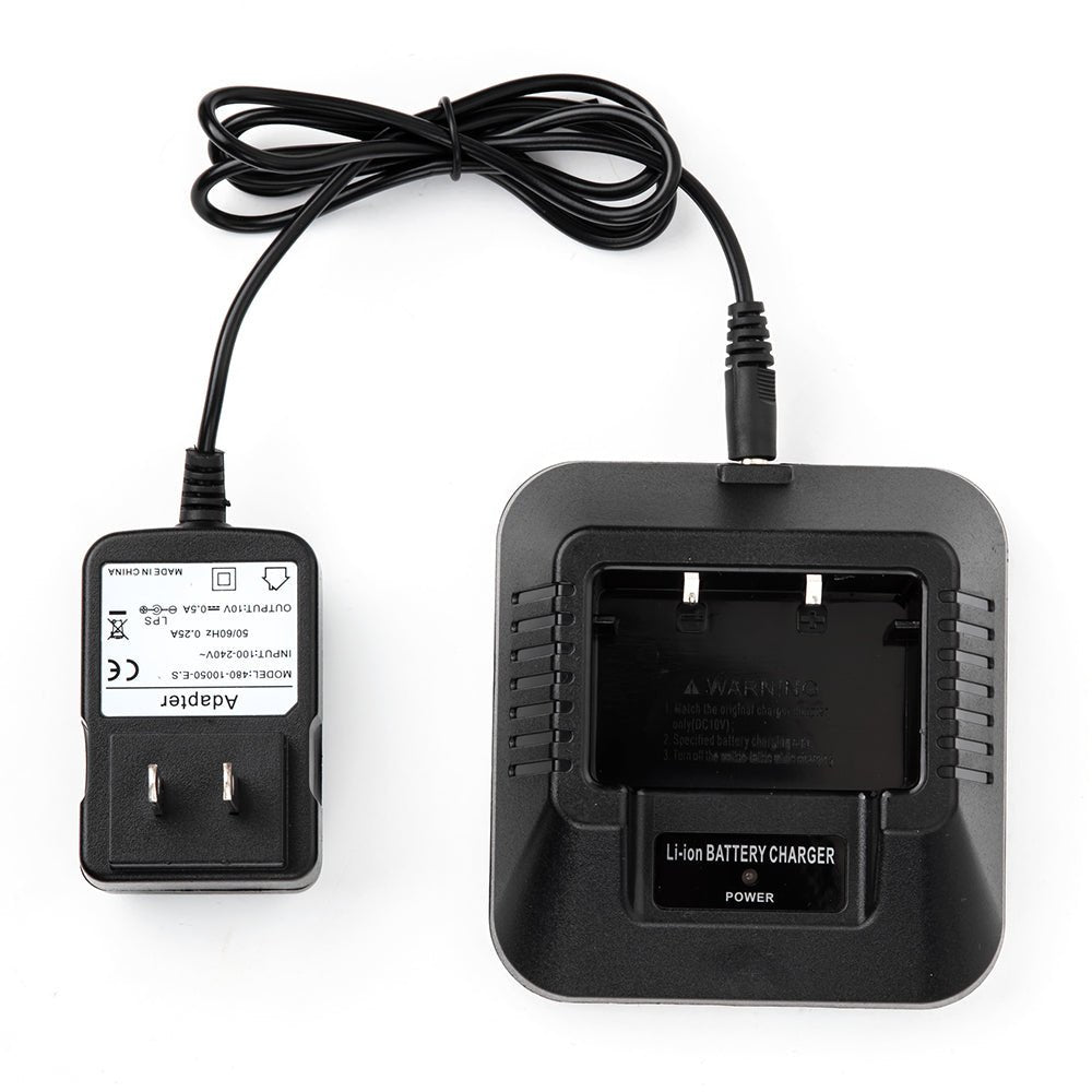 Walkie Talkie Charger Base Replacement with Adapter for Baofeng UV-5R Series - Radiokie.com