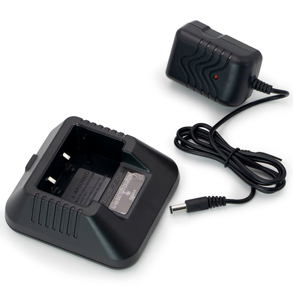 Walkie Talkie Charger Base Replacement with Adapter for Baofeng UV-5R Series - Radiokie.com
